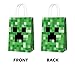 Party Favor Bags for Pixels Miner Birthday Party Supplies, Party Gift Goody Treat Candy Bags for Pixels Miner Party Favors Decor Birthday Party Decor for Pixels Miner Party Girls Kids