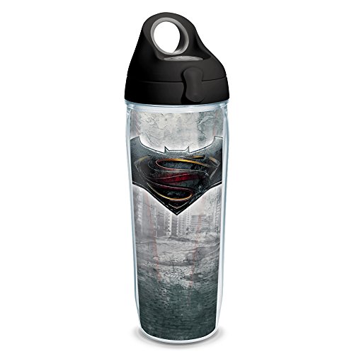 Tervis 1231942 Batman vs. Superman Tumbler with Wrap and Bla