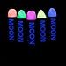 Moon Glow - Blacklight Neon UV Lipstick 0.16oz Pastel Set of 5 colors – Glows brightly under Blacklights/UV Lighting!