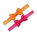 WillingTee Baby Girls 4.5 Inch Grosgrain Ribbon Boutique Hair Bows Headband, 30 Colors - Fantastic Hair Accessories for Baby Girls, Infants, Toddlers, Kids, Children & Teens