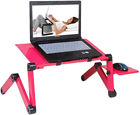 Multi Functional Ergonomic mobile laptop table stand for bed Portable sofa laptop table foldable notebook Desk with mouse pad