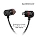 Bluetooth Headphones, Greatwill Wireless Sports Earphones with In-Line Mic: HD Stereo, Sweatproof in-ear headphones,Bluetooth4.1,Magnetic, Lightweight & Fast Pairing. Great for Jogging, Gym (Black)