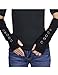 Dahlia Women's Button Accented Soft Acrylic Knit Fingerless Arm Warmer Gloves