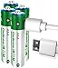 Delipow AAA Rechargeable Batteries，USB 1.5V Lithium Rechargeable Batteries, 1000mWh Li-ion AAA Battery ,1 H Quick Charge ,1200 Cycles with USB Cable- 4 Pack