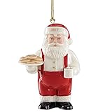 Lenox 2017 Santa Ornament Figurine Annual Cookies For Claus Cocoa Mug Christmas