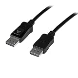 StarTech.com 50 ft DisplayPort Cable with Latches - Active - 2560 × 1600 - DPCP & HDCP - Male to Male DP Video Monitor Cable (DISPL15MA)