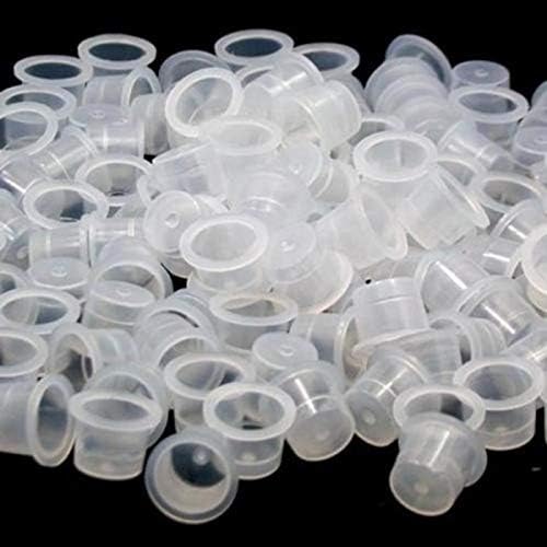 Tattoo Ink Cups Caps Pigment Pots 100pcs Small Medium Large Tattoo Supplies
