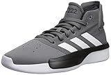 adidas Men's Pro Adversary 2019, Grey/White/Shock Cyan, 9.5 M US