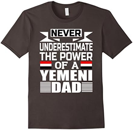 Mens Storecastle: Yemeni Dad Father's Day Yemen Gift T-Shirt Large Asphalt