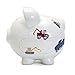Child to Cherish Ceramic Piggy Bank for Boys, Construction Trucks, White