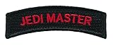 Patch Squad Men's Jedi Master Embroidered Tab Patch (Black)