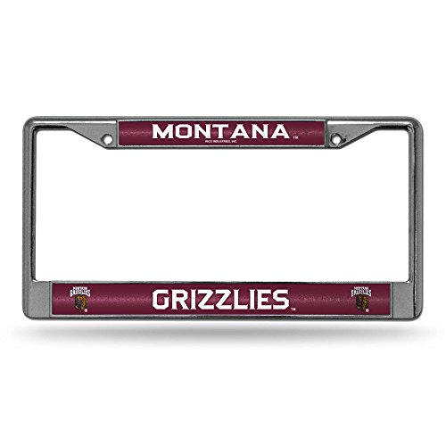 NCAA Montana Grizzlies Bling Chrome Plate Frame