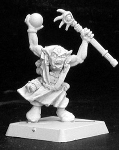 Lunk Reven Mage Miniature 25mm Heroic Scale Warlord Reaper Miniatures