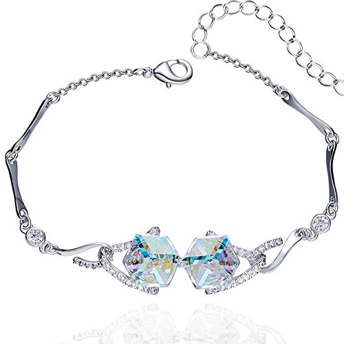 Silyheart mothers day gifts swarovski crystal bangle br…