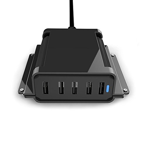 Nekmit 5 Port USB Charging Station with Mount