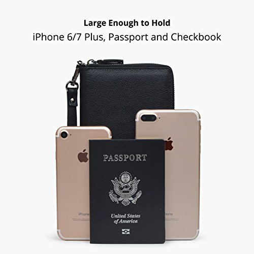4 Blocking+Wallet+Leather+Around+Wristlet
