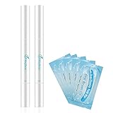 MayBeau Teeth Whitening Gel Pen Kit with Free Gifts of 5-Pack Deep Cleaning Teeth Wipes, Safe 35% Carbamide Peroxide Gel, Less Time, Effective, No Sensitivity