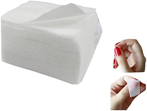 Nails Art Tips Makeup Manicure Disposable Polish Remover Clean Wipes Cotton Lint Pads Paper Resurrection Towel 900Pcs/Pack