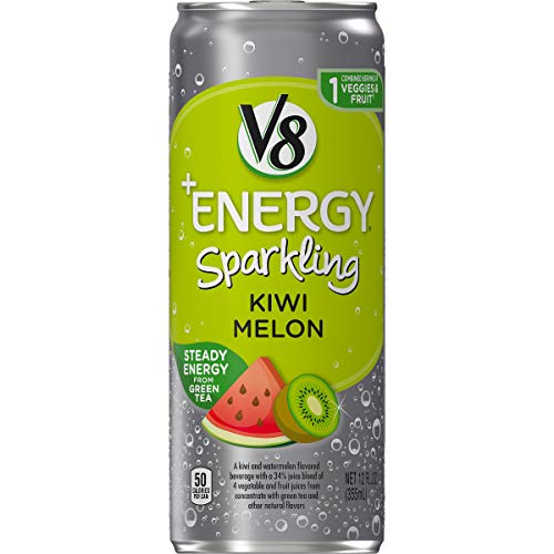 V8 Sparkling +Energy Healthy Energy Drink, Natural Energy from Tea