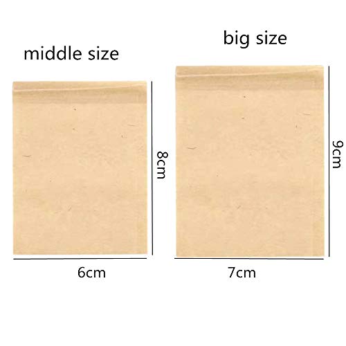 300PCS Disposable Tea bags,Paper Tea filter Bags with Drawstring Safe Strong Penetration Unbleached Paper for Loose Leaf Tea and Coffee(big size)