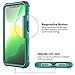 SKYLMW Compatible with iPhone 11 Case, Hybrid Three Layer Shock-Absorption with Hard PC Soft Silicone Protective Cover for iPhone 11 6.1 inch 2019，Green