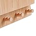 Bamboo Pet Supply Organizer All-in-One Wall Mounted Dog Leash Holder/Rack Extra Space Compartment for Storage of pet Essentials Treats/Keys/Toys