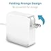 Macbook Pro 13-13.3 inch Charger，60 W L-Tip Magnetic AC Power Adapter Charger for MacBook Pro