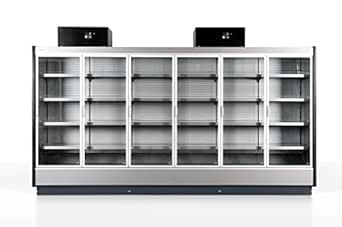 hydracooling nevera vitrina Krypton F080 2 puertas : Amazon ...