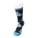 Zmart Men Shark Socks, Novelty Animal Socks, Blue, Size Medium, 1 Pair