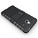 Microsoft Nokia Lumia 640 XL Case Cover Accessories - Tough Rugged Dual Layer Protective Case with Kickstand for Microsoft Lumia 640 XL (Black).