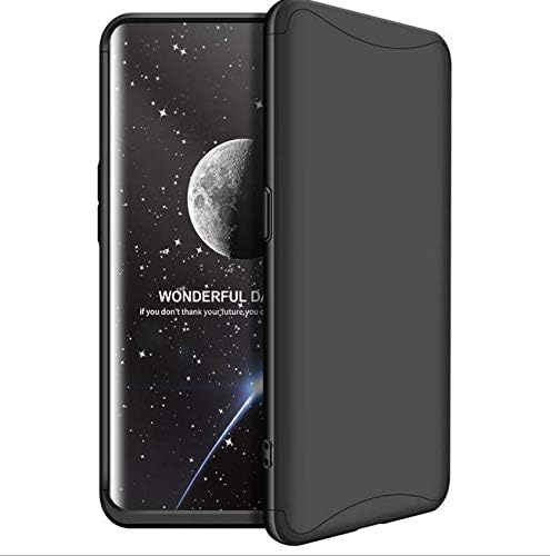 NCTECHINC Cover Compatible with Oppo Find X Protects [Scratch Resistant Oppo Find X Case Cover Protective Skin Shell Holster (Black)