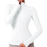 VUTRU Womens Workout Yoga Jackets Zip Up Athletic Sport Track Shirts Ligheweight Gym Tops