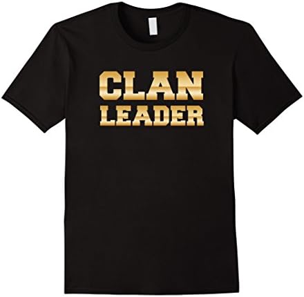 Mens Clan Leader - Clash On Shirts Large Black