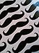 Set of 50 3 Inch Vinyl Mustache Decals