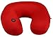 GPCT Microbead Massage Neck Pillow (U Shaped, Massage Vibrations, Ultra Comfort, Neck Support, Relaxation, Home & Travel Pillow) - Red