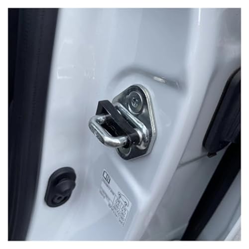 Bukela 4Pcs Sound Damper Door Lock Buffer, Suitable for Mitsubishi, Pajero Lancer Outlander ASX car door shock absorber Car Door Shock Absorber (Black)