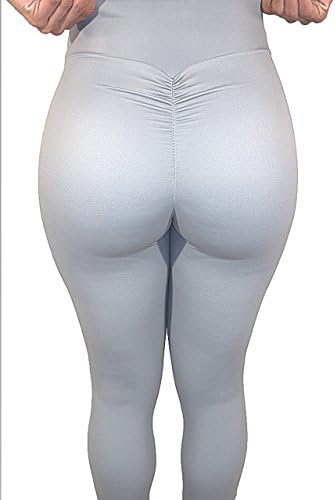 Fitdolls Premium High Waisted Booty Scrunch Workout Leggings (Large)