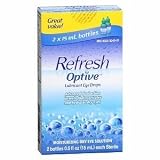 Allergan Refresh Optive Lubricant Eye Drops, 2 Bottles 0.5 fl oz (15 ml) by Refresh