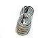 Monoprice Landline Telephone Cable - RJ12, 6P6C, Straight for Data, Flat Cable, 25 Feet, Silver Satin Finish