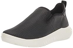 ECCO Women's ATH-1FM Slip ON Sneaker, Black, 5-5.5