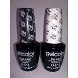 OPI Gelcolor Soak off Gel Base & Top Coat 0.5 oz / 15 ml each