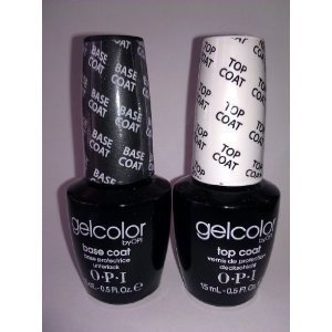 OPI Gelcolor Soak off Gel Base & Top Coat 0.5 oz / 15 ml each
