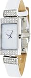 Nixon Women's Elle A305710-00 White Leather Quartz Watch with White Dial