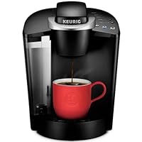 Keurig K-Classic Single Serve K-Cup Pod Coffee Maker, with 3 Brew Sizes, 48oz Removable Reservoir, Black – Perfect Holiday Gift for Coffee Lovers