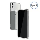 iPhone X Case,Chiyanhu Clear Soft TPU Transparent Shockproof Cover for Apple IphoneX(Sustain Wireless Charging)-2 Packs