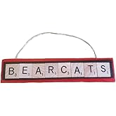 U of C Bearcats Christmas Ornament Letters Tiles