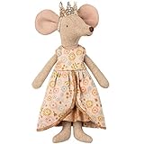 Maileg Queen Mouse in Pink Gown