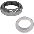 EZ-Fluid 1-1/4" Universal Slip Joint Nut and Tailpiece Poly Washer Gasket,Chrome for Under Sink Lavatory Kitchen Sink Tubular (1)