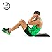 Epitomie Fitness Power Core Ab Mat – Portable Back Support Sit Up Pad – No Slip Ab Mats for Sit Ups & Crunches - 12x14.5x2.75” Abmat Sit Up Mat (Green)