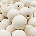 50pc 16mm 0.63 Inch Wood Teether Diy Round Unfinished Wooden Beads